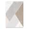 Grey And Blush Geo Abstract 24" x 36" Canvas Wall Art